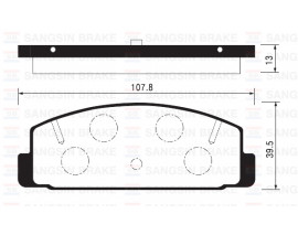 ARKA BALATA MAZDA 323 F VI-323 S VI 94-04 626 III 87-92 626 V 2.0 98-02 GDB3231-GDB3311-GDB3088