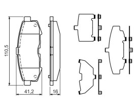 ARKA BALATA MAZDA MPV II 2.0 99-02 2.3 02-06 2.5 V6 99-02