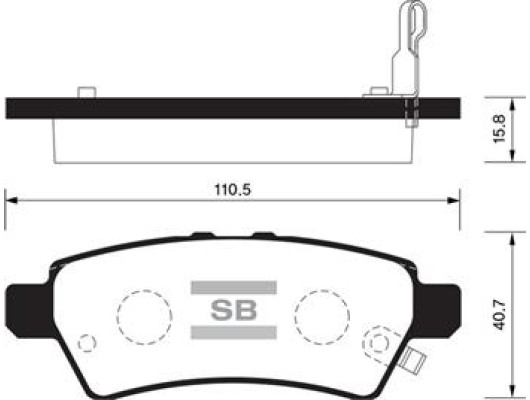 ARKA BALATA NISSAN PATHFINDER 2.5DCI-4.0 NAVARA 2.5DCI 05 GDB3405