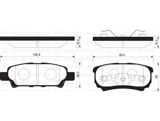 ARKA BALATA OUTLANDER 2.0 4WD-2.4 4WD 03 LANCER ESTATE-WAGON 03 GDB3341-GDB4143