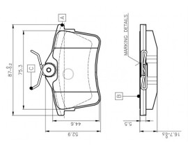 ARKA BALATA P308 SW 1.4 16V-1.6 16V-2.0-1.6 HDI-2.0 HDI 07 PARTNER TEPEE-BERLINGO 1.6-1.6 HDI 08