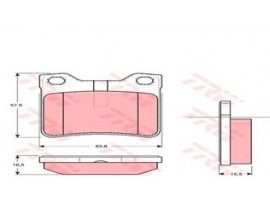 ARKA BALATA P406 1.6-1.8-2.0-2.1 TDİ 95-04 607 00