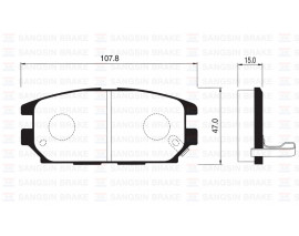 ARKA BALATA PAJERO 2.4 1991-94 -2.5 TDI 1991-99 -2.8D 94-99 FISLI GDB1127