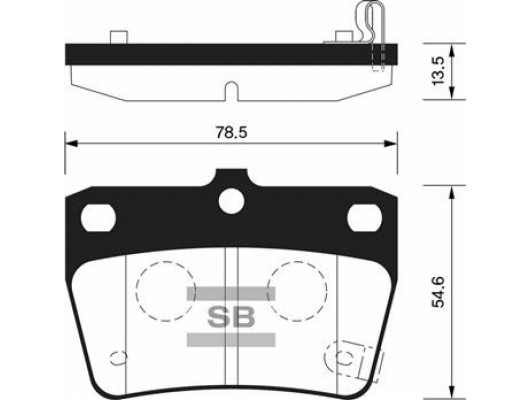 ARKA BALATA RAV4 II 1.8 VVTi-2.0 VVTi 4WD 00 GDB3279