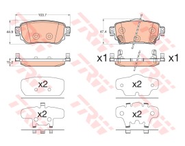 ARKA BALATA RENAULT KADJAR 15 NISSAN QASHQAI-XTRAIL 14 103.7x44.9x47.4x15.2