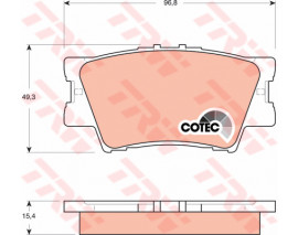 ARKA BALATA TOYOTA RAV 4 2.0 2.0VVTİ 2.0D-4D 2.2D-4D 06 12 CAMRY 06-11