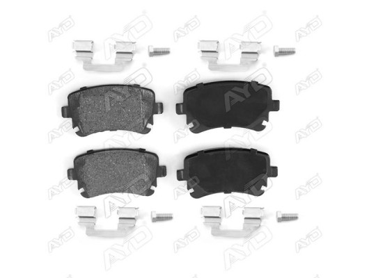 ARKA BALATA VW TRANSPORTER T5 03 09 A4 04-09 A6 04-11 A8 03-10 CİVATA TAKIMLI