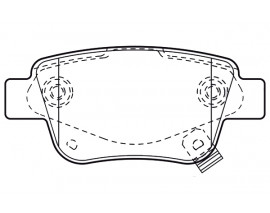ARKA BALATASI AVENSIS 1.8-2.0-2.4 03 COROLLA 04 GDB3337-GDB3456