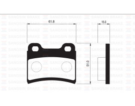 ARKA BALATASI ESCORT 90-98 SEPHIA 1.5 96-98 1.8 97-98 GDB1124
