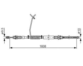 ARKA EL FREN TELI SOL TRANSIT V184 PIKAP 2.4TDCI 00 06 A.CEKER TEK TEKER