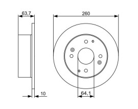 ARKA FREN AYNASI ACCORD VII 1.8I ACCORD HATCHBACK 1.8I 99-02