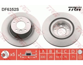 ARKA FREN AYNASI ADET BMW X3 F25 X4 F26