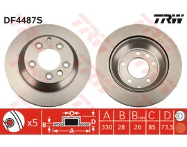 ARKA FREN AYNASI ADET HAVALI TOUAREG 2.5 R5 TDI/3.2 V6 03- 4.2 V8/5.0 V10 TDI 02- 3.0 V6 TDI 04-