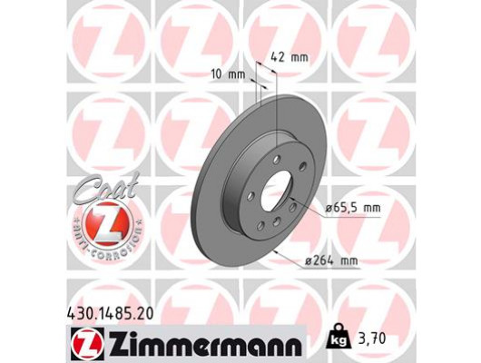 ARKA FREN AYNASI ASTRA H-COMBO C 02 MERIVA A-B 03 ASTRA G 1.8-2.0 98 ZAFIRA A 264x10x5DL