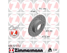 ARKA FREN AYNASI CORDOBA 96/10.02 IBIZA III 96/2.02 AROSA 00/6.04 POLO 96/01 232x8.8x4DL DELİKLİ 986478492-986479C67-DF4062