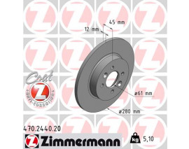 ARKA FREN AYNASI KNG 1.6 16V-1.9 DCİ 01-07 280.50x12x4DL 986479195-DF4691