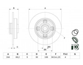 ARKA FREN AYNASI PORYALI CROSSLAND-C4 CACTUS-C3-C3 AIRCROSS-2008-208 244x9x4DL DOLU