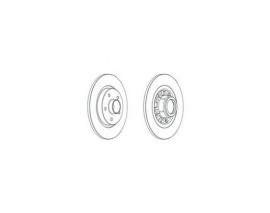 ARKA FREN AYNASI RULMANLI KNG 1.6-1.6 16V-1.5 DCİ 2010 300x11x88x5DL DOLU 8200381148