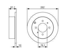 ARKA FREN AYNASI SONATA III 98-01 2.0 16V.2.4 16V.2.5 V6 24V 0986479125