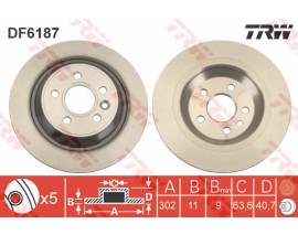 ARKA FREN AYNASI VOLVO S60 II-10 V60 10 V70 08 XC70 07 S80 10 302cm x 5DL