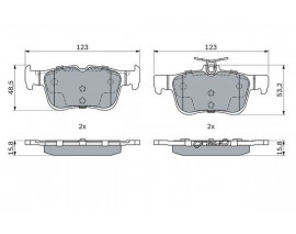 ARKA FREN BALATASI GALAXY III 1.5. 2.0. 2.0 TDCI. 2.0 2015 MONDEO V 14 FOCUS IV 18