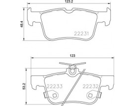 ARKA FREN BALATASI MONDEO V 14