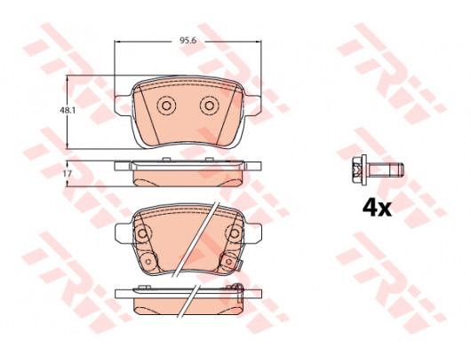 ARKA FREN BALATASI OPEL CORSA E 14 19 ADAM 14 19 15 JANT RPO J67 FIAT EGEA 16 500L 13 264mm