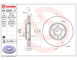 ARKA FREN DİSK VOLVO S60 2019 S90 2016 2019 V60 2018 V90 2016 CAP296X5 16 JANT