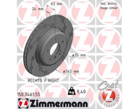 ARKA FREN DİSKİ BMW 5 E60 -5 TOURİNG E61 -6 E63 -6 CONVERTİBLE E64 986479729-9864790000000000000-DF6624S