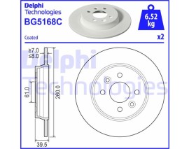 ARKA FREN DİSKİ ÇİFTLİ PAKET RENAULT CLIO V 19 DELIKSIZ