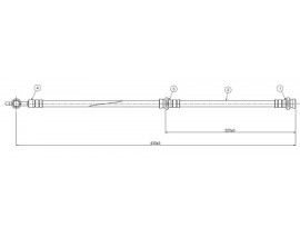 ARKA FREN HORTUMU CARISMA 00-06