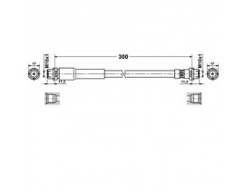 ARKA FREN HORTUMU FIESTA YM 02