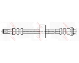 ARKA FREN HORTUMU MONDEO 00-07 310mm