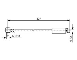 ARKA FREN HORTUMU MONDEO 98-00 2.5 24V