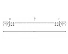 ARKA FREN HORTUMU NEXIA 95