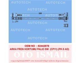 ARKA FREN HORTUMU PALIO SW CP11 PK:5 AD 21108