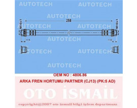 ARKA FREN HORTUMU PARTNER CJ13 PK:5 AD