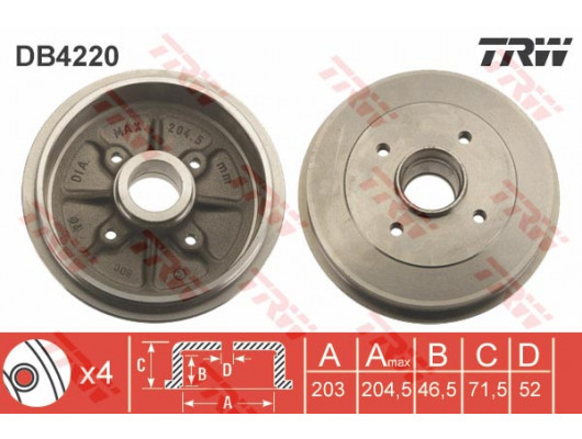 ARKA FREN KAMPANASI P106-P206 ABS LI