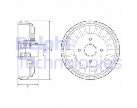 Arka FREN KAMPANASI VE RULMAN DACIA-RENAULTDACIA Logan.Logan MCV-RENAULT Logan MCV