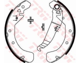 ARKA PABUÇ BALATA ASTRA F 91-98 ASTRA G 98-05 ASTRA H 04 COMBO 01 VECTRA B-ZAFIRA A 228X42