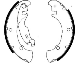 ARKA PABUÇ BALATA BRAVO BRAVA 1.2 1.6 1.8 1.9JTD 95-01 MAREA 1.4 1.6 1.8 1.9JTD 96-02
