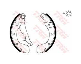 ARKA PABUÇ BALATA CORSA B 3.93-9.00 CORSA C 00-12.09 TIGRA 94-00 ASTRA F 92-9.98 200x28