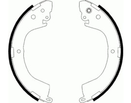 ARKA PABUÇ BALATA MITSUBISHI L200 96 270x53