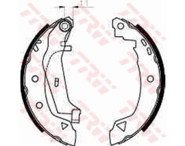 ARKA PABUÇ BALATA R19 EXP.BRAVA-BROVO-MAREA 203x39