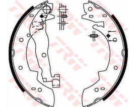 ARKA PABUÇ BALATA R21-CNCRD-P305-P405 228x42