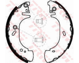 ARKA PABUÇ BALATA TRASNSIT T15 2.0 2.5D 2.5Dİ 91-94 TRASNSIT T15 2.5DI 2.5TDI 94-00 280x63