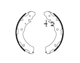 ARKA PABUÇLU FREN BALATASI L200 06 13 D MAX 13