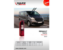 ARKA STOP LAMBA SOL TRAFIC III DUYSUZ 2014