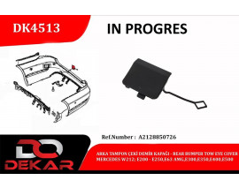 ARKA TAMPON ÇEKİ DEMİR KAPAĞI MERCEDES W212-E200-E250-E63-AMG-E300-E350
