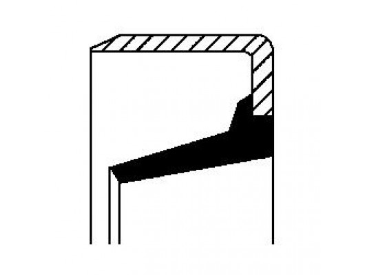 ARKA TEKER KEÇESİ ESCORT 80-99 -FIESTA 89-02 -KA 97-08 -PUM 97-02 40x55x6.5 12017123B